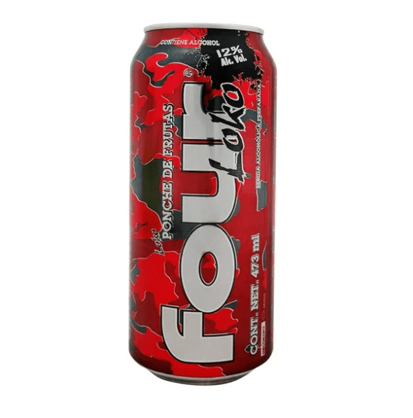 COCTEL FOUR LOKO PONCHE DE FRUTAS LATA 473ML