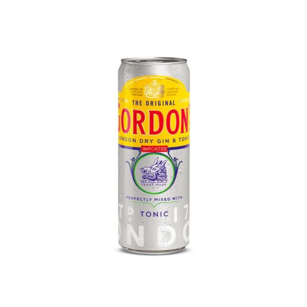 GINEBRA GORDON’S LONDON DRY GIN LATA 250ML
