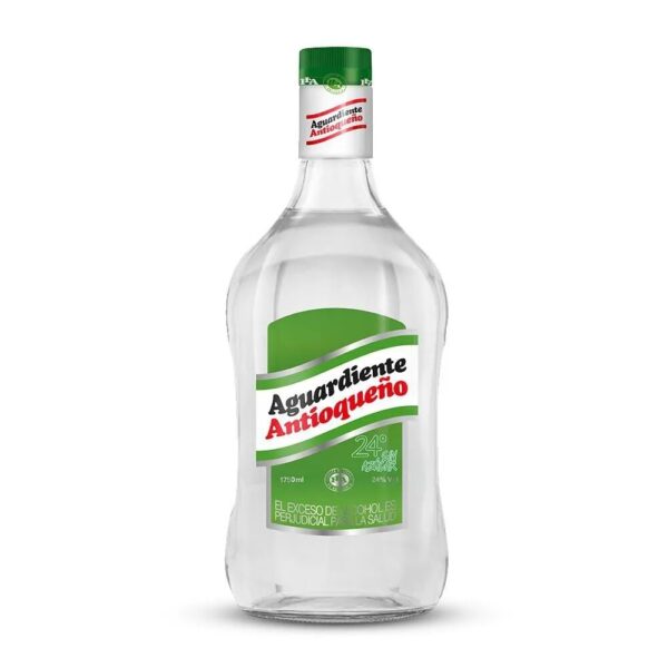 AGUARDIENTE ANTIOQUEÑO 24° SIN AZUCAR GARRAFA 1750ML