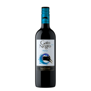 VINO TINTO GATO NEGRO MERLOT BOTELLA 750ML